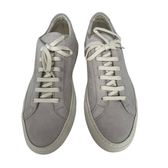 Woman by Common Projects 6142 Contrast Achilles Sneakers in Nude Suede 39 - Picture 5 of 5